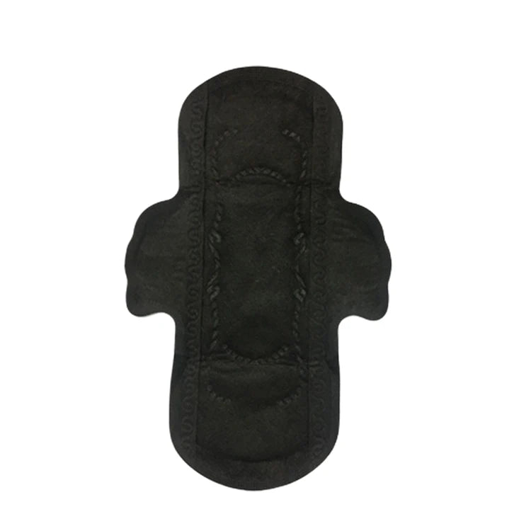 Disposable Safe Hypoallergenic Bamboo Charcoal Sanitary Napkins