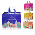 Laminated Laser Christmas Gifts Non-woven Fabric Christmas Bags Shopping Eco-friendly Tote Bags