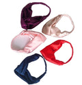 Women's  Cross Silk Satin Headbands Elastic Twisted Head Wrap Knotted Hair Band