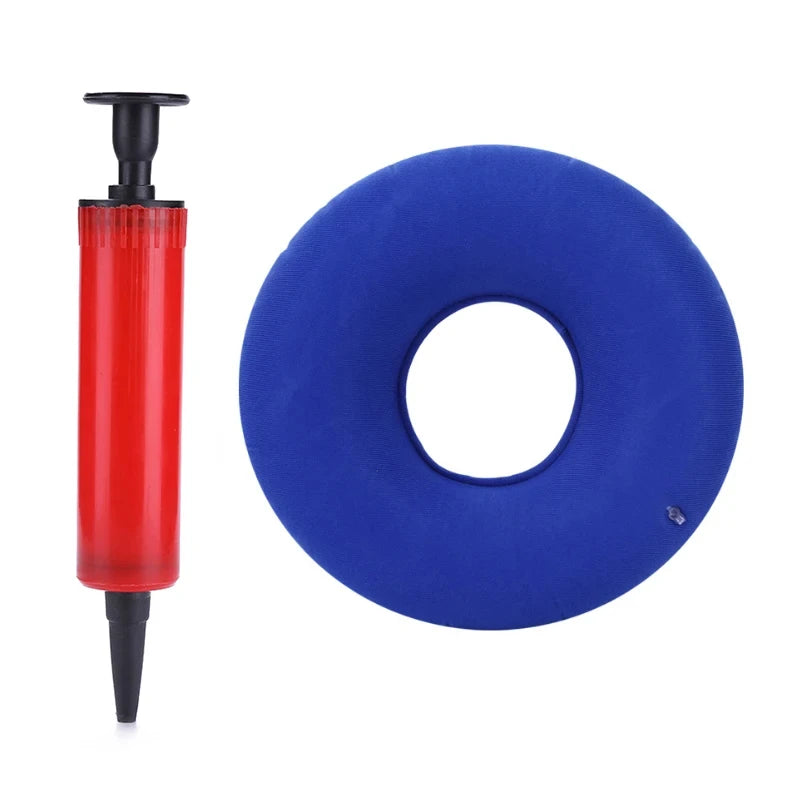 Inflatable Donut Cushion Ring Cushion with Air Pump Bed Sores Seat Pad