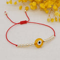 Handmade Braided Rope Lucky Red String Bracelet Evil Eye Charm Adjustable  Bracelets for Women