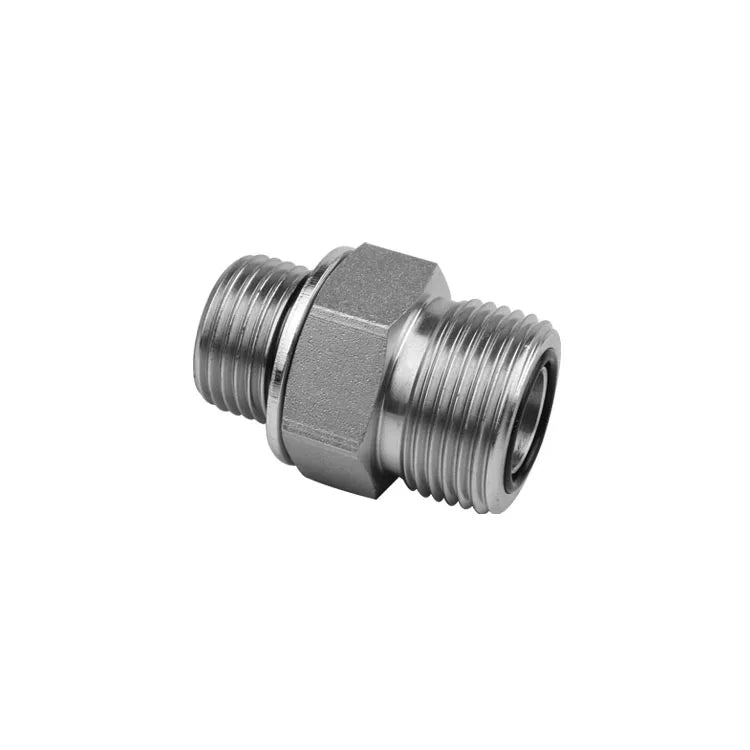 BSP Fittings Carbon Steel Straight Factory Direct Forged Male ORFS BSP Thread Hydraulic Hose Connector