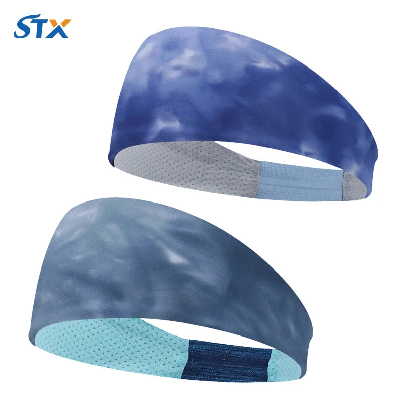Men Dry Exercise Hairband Sweat Yoga Headband Sporty  for Running Sweatband With Individual Logo Band Women Silicone Spandex