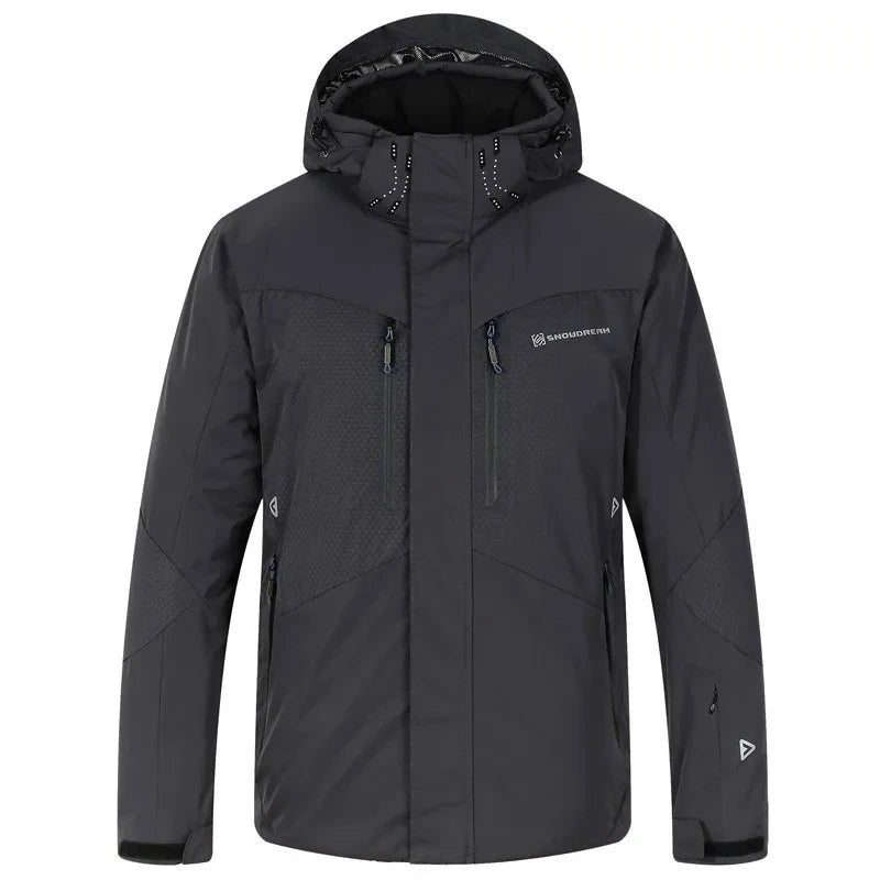 Men's High Quality Custom Ski Jacket OEM Waterproof Outdoor Clothing With Warm Plus Size Heated Breathable Snowboard Wear