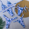 Customized  Printed Swimsuit Swimwear Mirco Triangle Print Bikini for Women