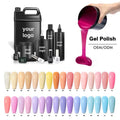 Professional Nail Gel Polish Supplier Various UV Gel Colors Private Label Soak Off 15ml-1kg Bulk HEMA Free Art Use LED Lamp