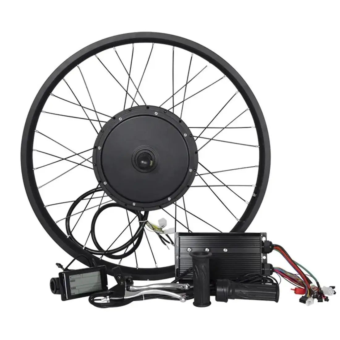 Lithium Battery Fast Speed 72V 5000W Gearless Hub Motor Conversion Kit High Power Ebike Kit With SW900 Display