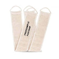 Custom Logo Natural Back Scrubber Shower with Handle for Men Women Exfoliating Back Washer Body Scrub Washcloth Bath Tool