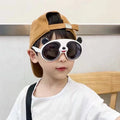 2022 New Cartoon Children Polarized Silicone Sunglasses Anti-ultraviolet Sunshade Travel Street Glasses
