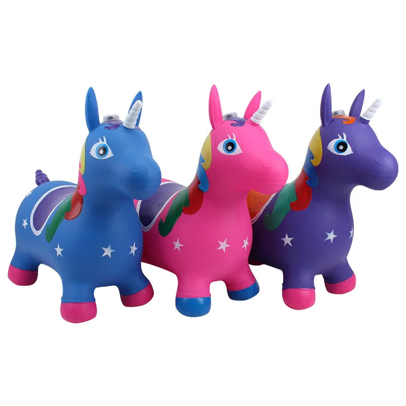 Wholesale Inflatable Farm Animals Hopper Bouncy Kids Inflatable Animal Jumping Bouncer Toy Cow