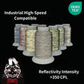 Superfine Reflective Embroidery Thread High Light Reflective Yarn for Safety Logos and Sportswear Stitching