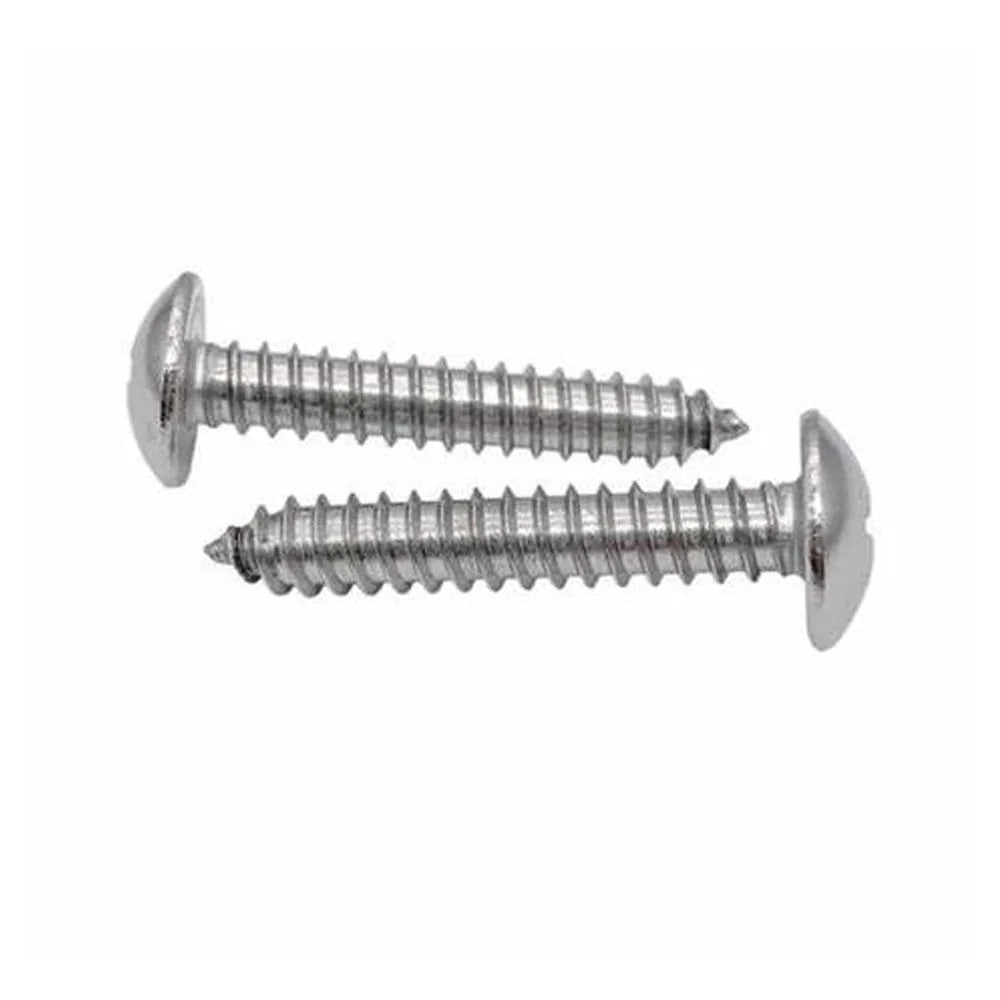 Custom Slotted Male Female Screw Silver Thin Flat Head Screws Stainless Steel Part