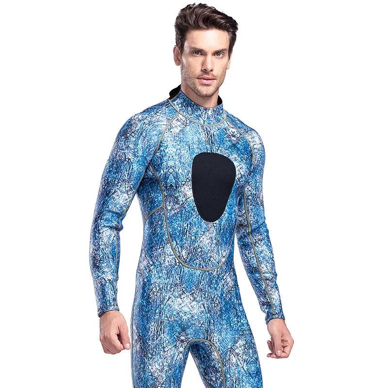 Swimming Diving Water Sport in Cold Water Keep Warm Back Zip Long Sleeve Full Body Men Surf Wetsuit