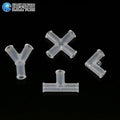 Runze Tube Tube Connector Plastic Simple Pipe Fitting Barb Elbow Flat Hose Fitting