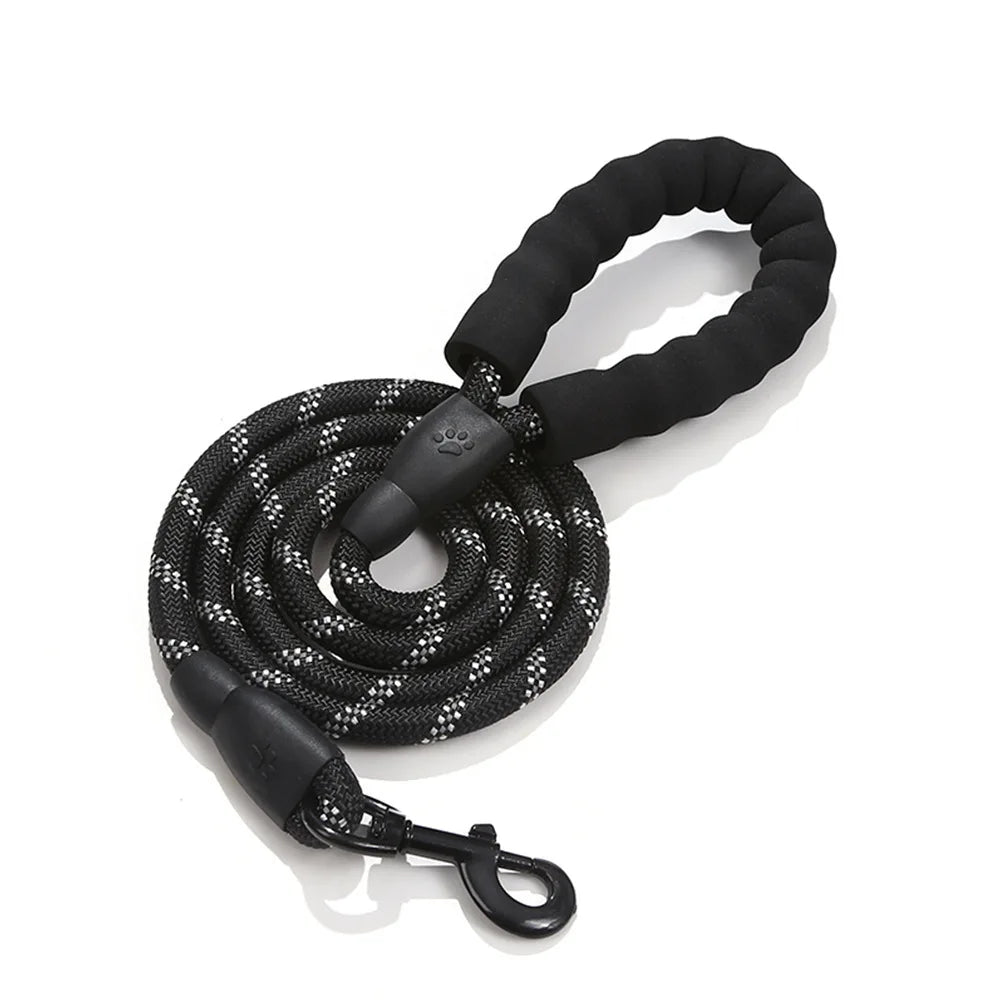 1.2M 1.5M 2M 3M Pet Running Walking Training Hiking Reflective Nylon Rope Dog Leash