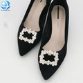 Custom Glass Strass Metal Shoe Clips on Decoration for Women Shoe Accessories