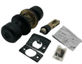 Furniture Kitchen Hardware square Modern  Door Knobs  Locks in Matte Black Color