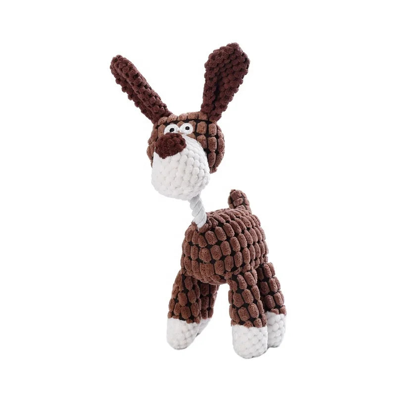 Pet Products Durable to Bite Grinding Teeth Rope Toys for Dogs and Cats Dog Soft Chew Squeak Toy