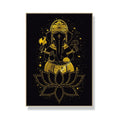 Religious Lord Ganesh Framed Printing Indian Gods Art Printing Wall Decoration