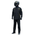 Men's Breathable Pongee Motorcycle Riding Raincoat with Reflective Thickened Fishing Jacket for Hiking and Outdoor Activities