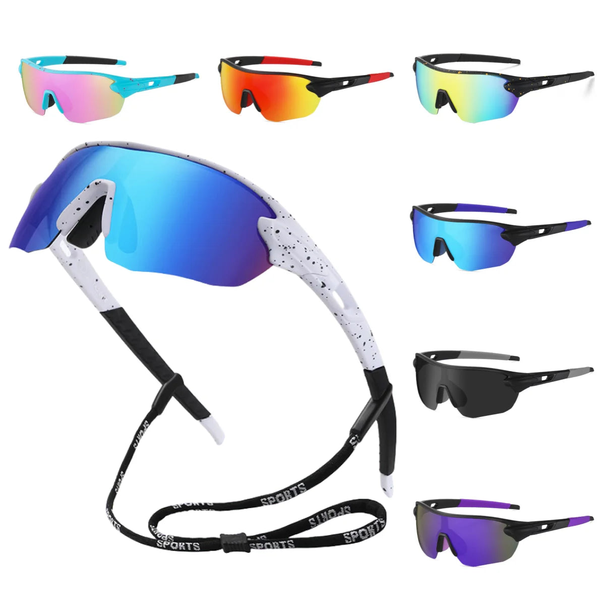 Outdoor Sports Cycling Sunglasses Road Bicycle Mountain Riding Protection Eyewear MTB Bike Sun Glasses