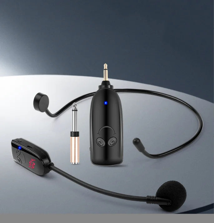 UHF Wireless Headset Teacher Teaching Bee Megaphone square Dance Amplifier Speaker Wireless Microphone