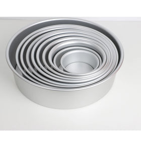 8-inch Round Aluminum Baking Pan Movable Bottom Core Pulling Cake Mold Bread Baking Appliance Home Kitchen Oven Safe