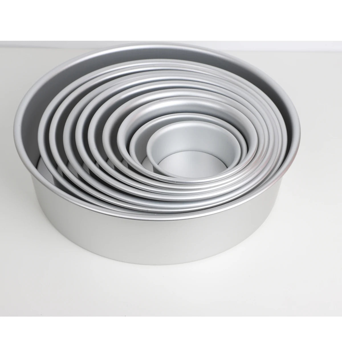 8-inch Round Aluminum Baking Pan Movable Bottom Core Pulling Cake Mold Bread Baking Appliance Home Kitchen Oven Safe