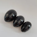 HY Hot Sell Yoni Eggs Certified Jade Natural Black Obsidian Yoni Eggs Set Stone Crafts