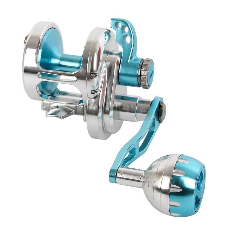 Hot Sale Slow Jigging Reel 6.3:1 High Speed 30KG Max Drag Sea Boat Fishing Reel for Bass All Metal Fishing Reel for Saltwater