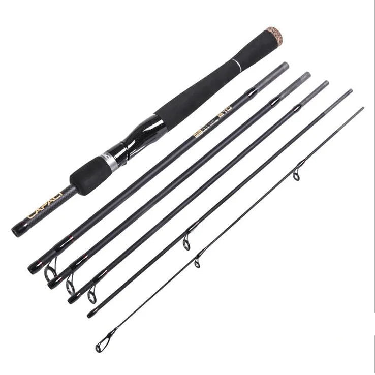WEIHE 2.1/2.4/2.7m Multi Sections Contraction Carbon Telescopic Spinning Casting Fishing Rod
