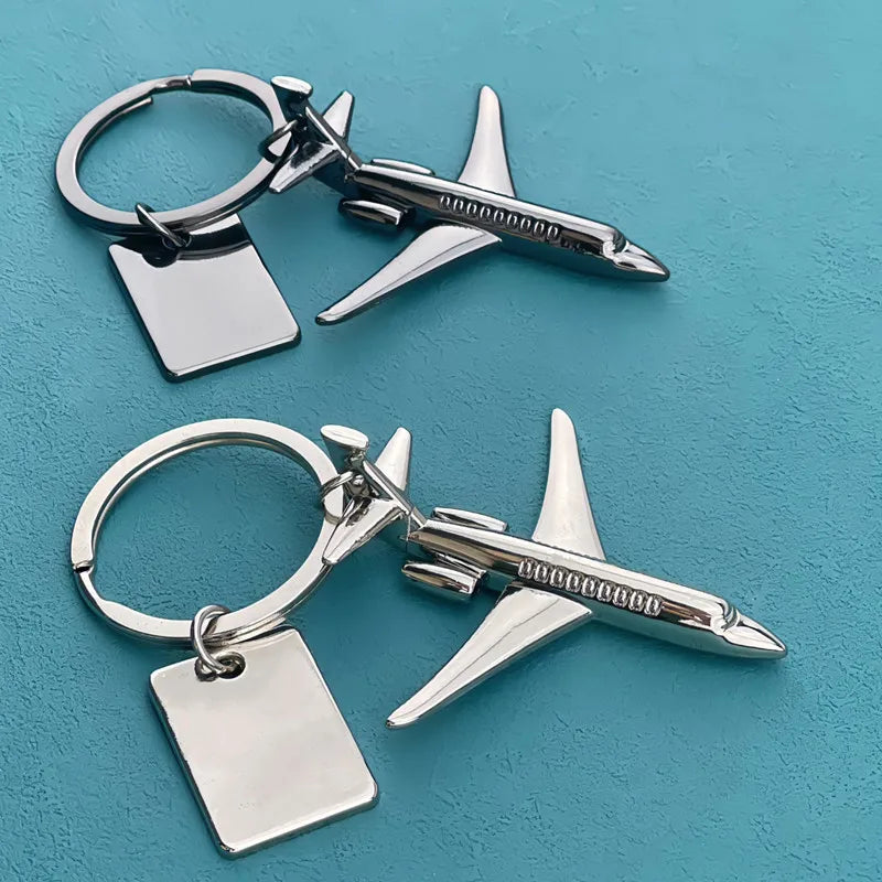 Custom LOGO 3D Fighter Plane Keychain Aircraft Plane Keychain Custom Plane Personalized Keychain