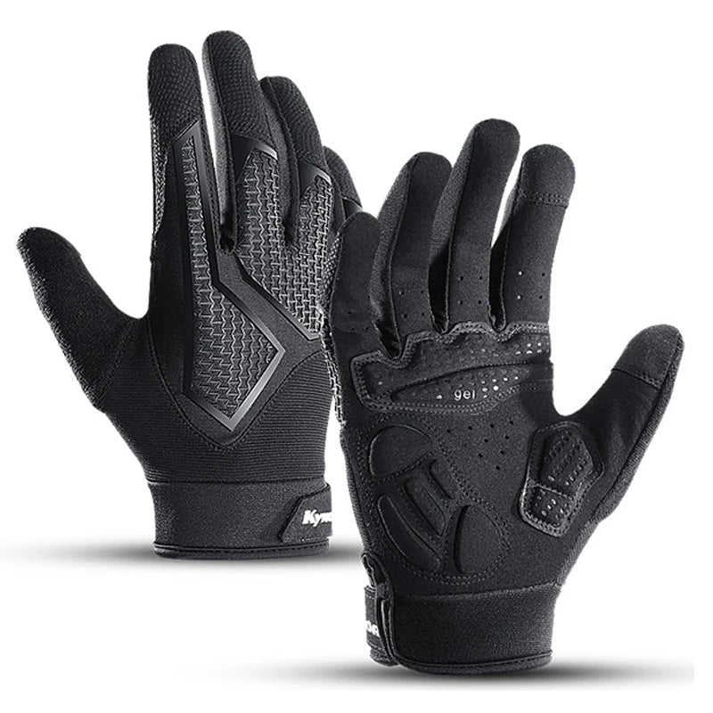 Full Finger Touchscreen Shock Resistant Durable SBR Palm Protection MTB Cycling Bicycle Racing Gloves