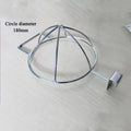 Wholesale Stainless Steel Basketball Display Rack with Hat Hook Wall Hanging Ball Toy Bracket