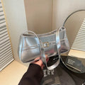 Niche Design 2025 New Four Seasons Luxury Solid Color PU Zipper One-shoulder Crossbody Handbag Underarm Bag for Online Retailer