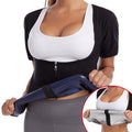 Workout Tops Women Hot Neoprene Shirt Sweat Body Shaper Workout Tank Tops Sweat Sauna Vest