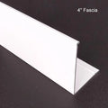Metal Square Cover Valance Cassette 3 Inch 3.75 Inch 4 Inch Aluminum Fascia for Windows Roller Blind Shades