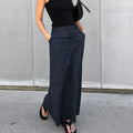 Enyami Custom Women Straight Casual Fashion Slit High Waisted Lady Suit Skirts Maxi Office Long Skirt for Women