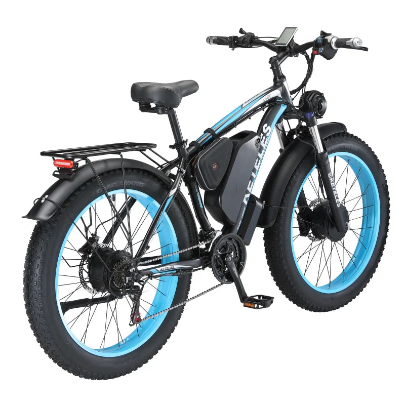 Free Shipping UK Stock KETELES 26 Inch E-Bike Factory 2000W Dual Motor 23AH Fat Tire Electric Bicycle Mountain Electric Bike