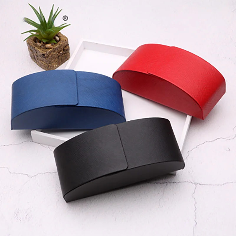 2025 New Fashion Hard Cardboard Glasses Box Custom Logo Male Female Student Classic Retro Leather Sunglasses Optical Boxes