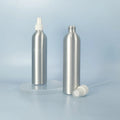 Custom 300ml Empty Aluminum Refillable Metal Bottle Screw Pump Sprayer for Shampoo Cosmetic Liquid Soap Personal Care Containers