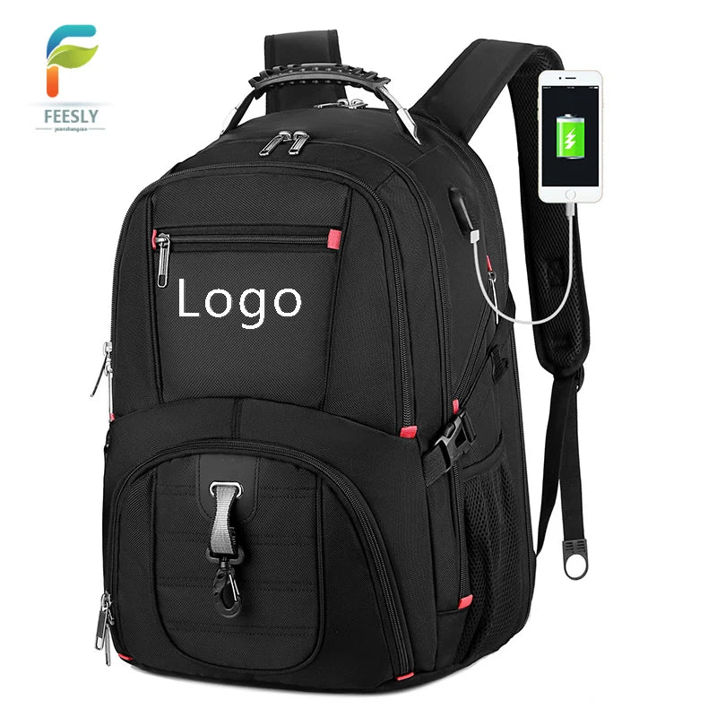 Hot Sale Laptop Backpack Fashion Business Waterproof Outdoor Travel Bag Multifunction Usb Shoulder Backpack