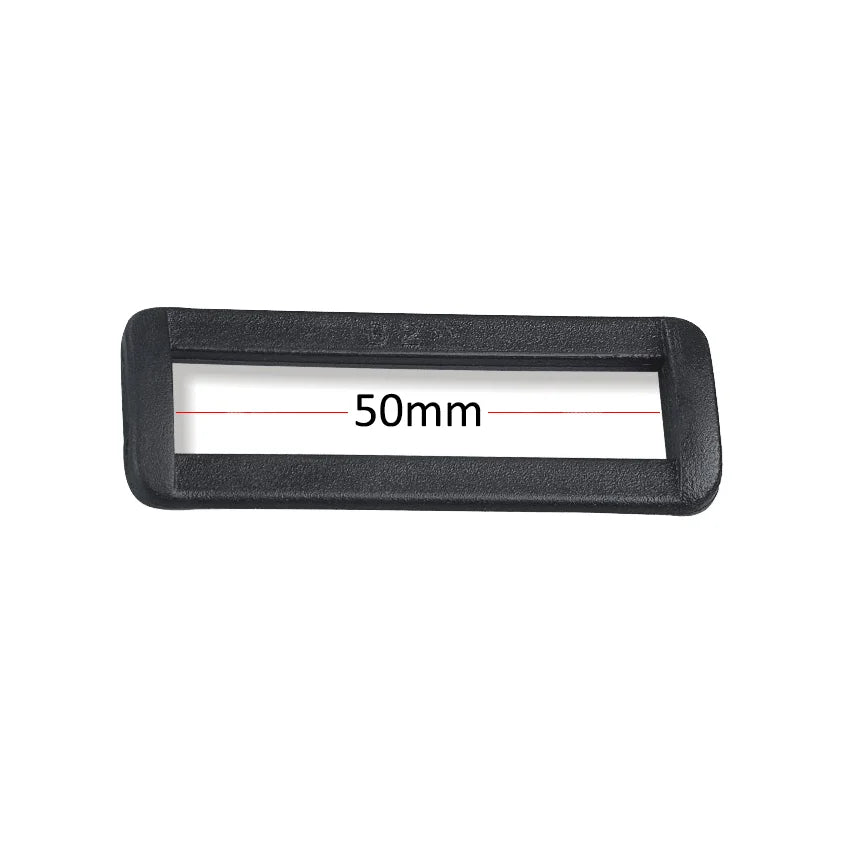 KJM Strong Plastic User-Friendly Square Rectangle Ring Buckle Model E-001 for Adjustable Bag Luggage and Outdoor Hiking Backpack MegaBDM