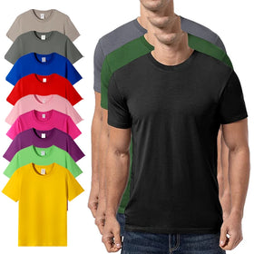 Wholesale Multi-color Blank T Shirt Custom 100% Cotton T-shirt Printing Logo for Men Plain T Shirts