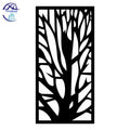 Customized Pattern Aluminum Laser Cut Soundproof Patio Partition Dividing Wall Outdoor Screen Panels