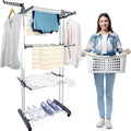 Foldable Stand Clothes Drying Hanger Dryer Storage Holders Rack Organizer