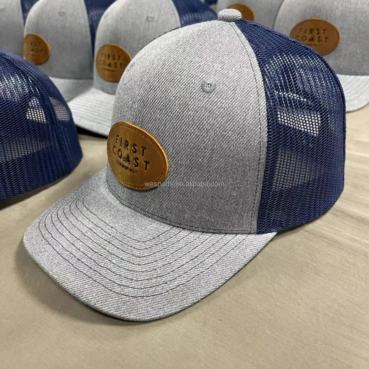 Custom Hats With Sport Baseball Hip Hop Gorras Snapback Hat Cap Gorras Leather Patch Richardson 112 Trucker Hat Personnalisable