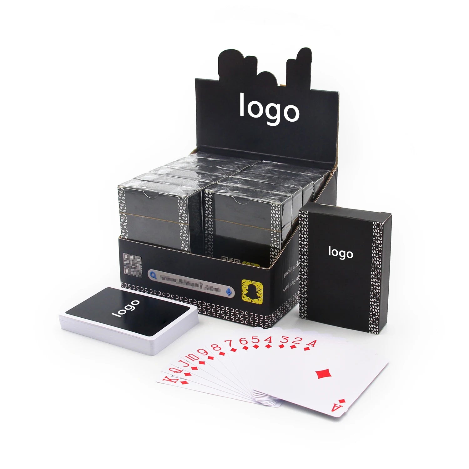 OEM Wholesale Magic Trading Braille Poker for Cardistry Cheap logo 100% Recycled Plastic Playing Cards