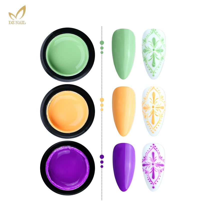 Wholesale Colorful UV Gel Nail Polish Hot Sale for Nail Art with LED Lamp and Source Box Package for Salon Use