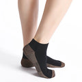 Copper Compression Socks Men & Women-Autumn Casual Arch Support Socks-Moisture Wicking Ankle Compression Sport Socks Body Logo